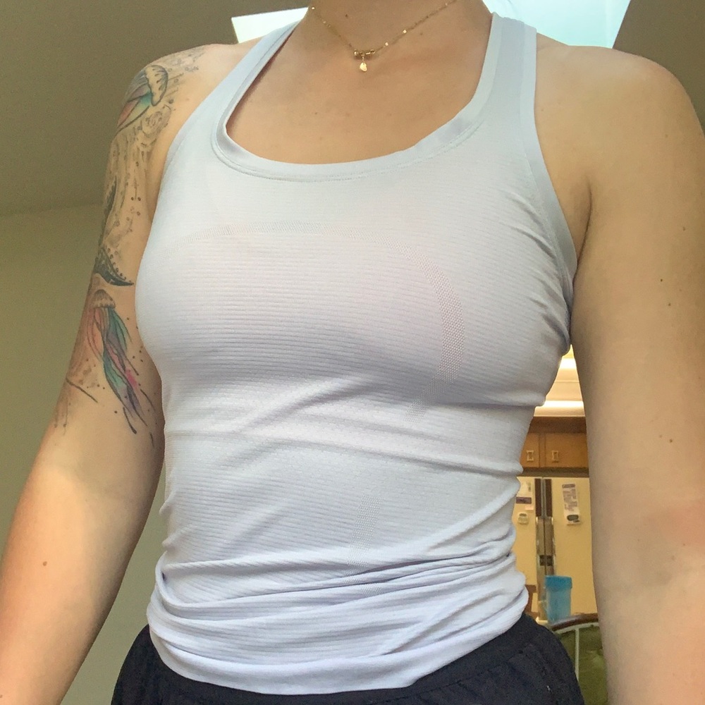 Lululemon Swiftly Tech 2.0 Racerback Tank Top Lavender Dew Size 4